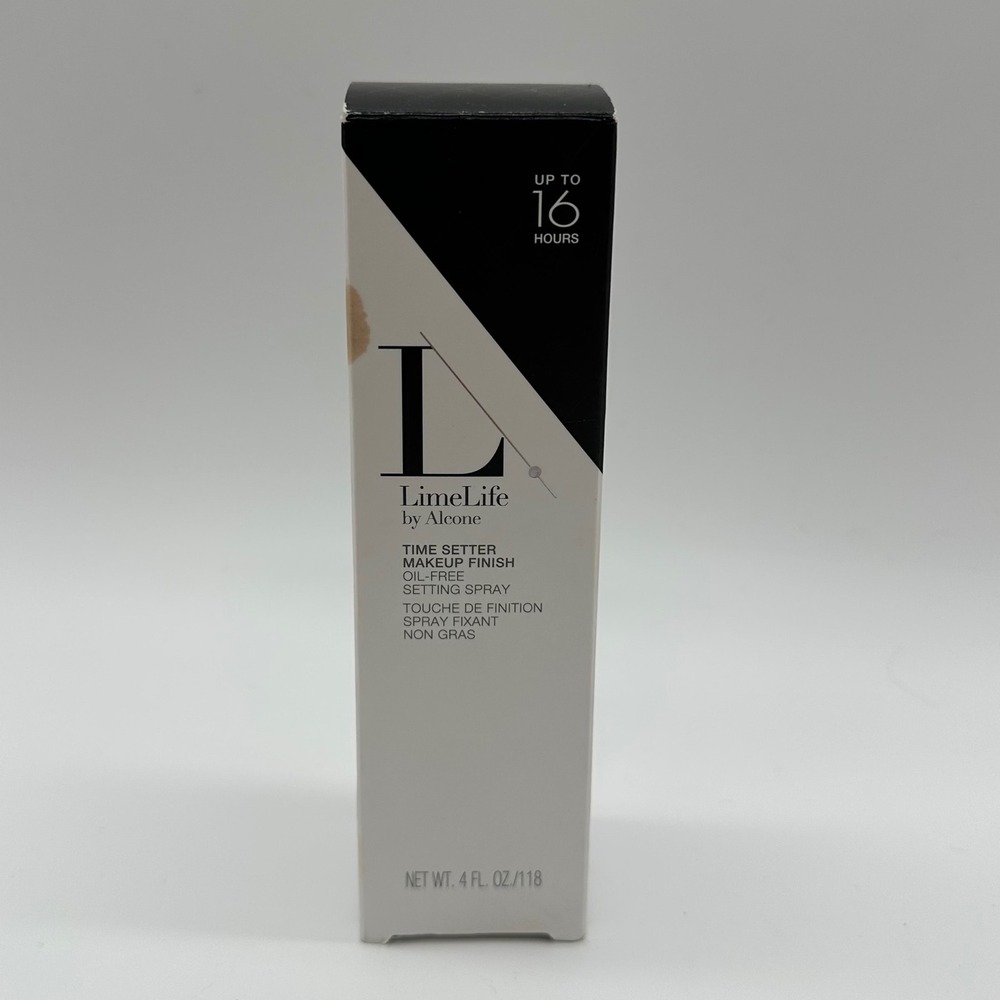LimeLife Time Setter Makeup Finish Setting Spray 4 fl oz (New) Cruelty Free